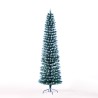 Kunstmatige slanke kerstboom 180cm besneeuwd groen Mikkeli Korting