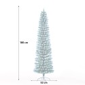 Smalle kunstkerstboom 180 cm groen met sneeuw Mikkeli Catalogus