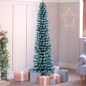 Kunstmatige slanke kerstboom 210 cm met besneeuwde takken Kalevala Verkoop