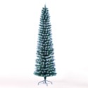 Kunstmatige slanke kerstboom 210 cm met besneeuwde takken Kalevala Korting