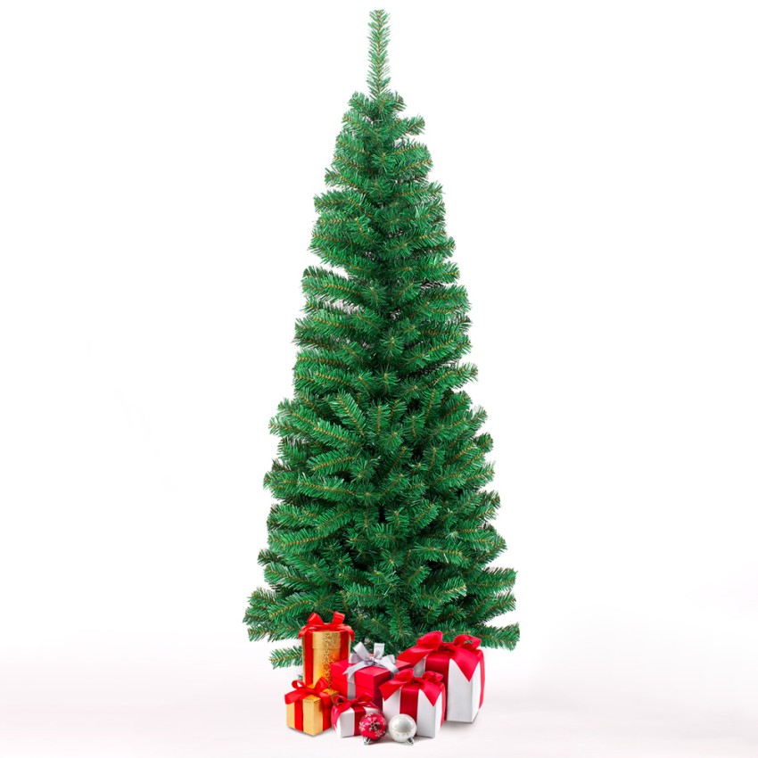 Kerstboom 240 cm kunstgroen met extra dikke nep takken Arvika Aanbieding