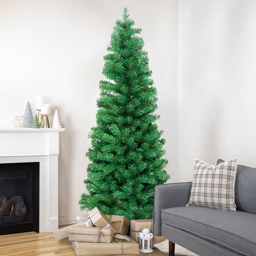 Arvika kunstmatige groene kerstboom 240cm met extra dikke nep takken