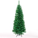 Groene kunstmatige kerstboom 240 cm hoog extra dikke takken Arvika Korting