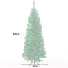 Groene kunstmatige kerstboom 240 cm hoog extra dikke takken Arvika Kortingen