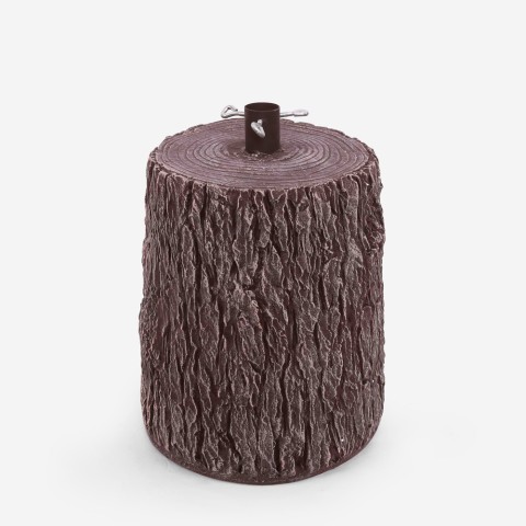 Pied de sapin de Noël tronc en imitation bois 35x38cm Drammen Promotion
