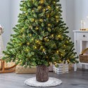 Basis voor kunstmatige kerstboom met nep houten stam 35x38cm Drammen Verkoop