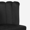 Eetkamerstoel gestoffeerde fluwelen design schelpfauteuil Shelly Aankoop