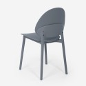 Chaise de cuisine salon et jardin moderne en polypropylène Gladys 