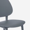 Chaise de cuisine salon et jardin moderne en polypropylène Gladys 