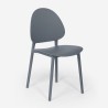 Chaise de cuisine salon et jardin moderne en polypropylène Gladys 