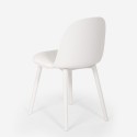 Chaise de cuisine salon et restaurant avec coussin rembourré en velours Florya 