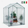 Balkonkas voor planten en bloemen uit PVC en staal 153x153xh210 cm Mimosa M Verkoop