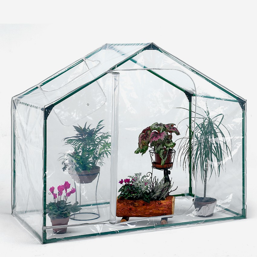 Kas voor planten, moestuin of bloemen op balkon en terras 180x105xh153 cm Mimosa S Aanbieding Kas voor planten, moestuin of bloemen op balkon en terras 180x105xh153 cm Mimosa S Aanbieding