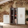 Armoire multifonction en résine d'extérieur pour jardin Groove Multispace Keter Réductions
