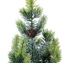 Kleine kunstmatige kerstboom met dennenappels en kunstsneeuw 50 cm Stoeren Korting