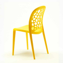 Ronde salontafel wit 70x70 cm en 2 gekleurde stoelen Wedding Long Island 