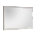 Modern spiegel 110x60cm voor de hal met glanzend witte lijst Nadine Aanbod