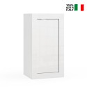 Sammy badkast ruimtebesparend 1 deur 42x35x78cm hoogglans wit Verkoop