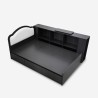 Lit 1 place et demi 120x190 avec coffre de rangement Sorik Vente