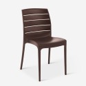 Chaise de jardin empilable pour bar restaurant Carmen Grand Soleil 