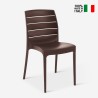 Chaise de jardin empilable pour bar restaurant Carmen Grand Soleil Dimensions