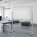 Tweezijdig magnetisch whiteboard 120x90 cm op wielen Albert L Verkoop