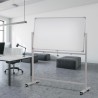 Tweezijdig magnetisch whiteboard 120x90 cm op wielen Albert L Verkoop
