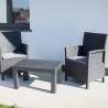 Loungeset met 2 fauteuils kussens en salontafel Tropea Grand Soleil Model
