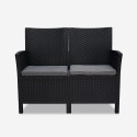Salon de jardin canapé 2 fauteuils table basse Taormina Grand Soleil Remises