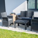 Salon de jardin canapé 2 fauteuils table basse Taormina Grand Soleil Choix