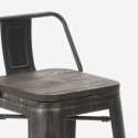 set hoge zwarte bar tafel en 4 barkrukken met rugleuning cruzville Karakteristieken