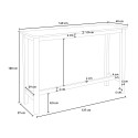 set van 2 barkrukken met rugleuning en hoge industriële zwarte bartafel rexford 
