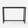 table haute bar cuisine + 2 tabourets style industriel noir knott Remises