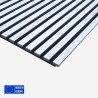 Lot de 5 panneaux décoratifs acoustiques 120x57cm en bois chêne blanc K-RB Offre