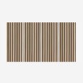 4 panneaux acoustiques décoratif 120x60cm noyer Tabb-W Promotion