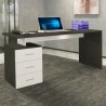 Bureau moderne 3 tiroirs 160x60x75cm New Selina Basic Réductions