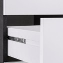 Bureau moderne 3 tiroirs 160x60x75cm New Selina Basic 