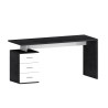 Bureau moderne 3 tiroirs 160x60x75cm New Selina Basic 