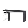 Bureau moderne 3 tiroirs 160x60x75cm New Selina Basic 