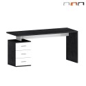 Bureau moderne 3 tiroirs 160x60x75cm New Selina Basic Vente
