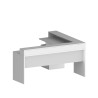 Bureau d'angle avec 3 tiroirs et plateau surélevé New Selina A-S Plus 