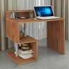 Ruimtebesparend bureau voor thuis/kantoor 100x50x92,5 cm met opzetstuk Esse 2 Plus 