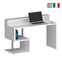 Bureau moderne élégant avec surélévation 140x60x92.5cm Esse 2 Plus Caractéristiques