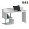 Bureau moderne élégant avec surélévation 140x60x92.5cm Esse 2 Plus Caractéristiques