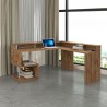 Moderne hoekbureau voor thuis en kantoor met opzetstuk Esse 2 A Plus Kortingen