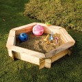 Houten zandbak voor kinderen buiten tuin 180x26cm Tuttifrutti Aanbieding