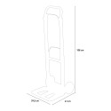 Opvouwbare aluminium steekwagen 2 wielen 90 kg Ercolino Aanbod