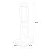 Opvouwbare aluminium steekwagen 2 wielen 90 kg Ercolino Aanbod