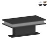 Salontafel glanzend wit 100x55cm LED licht Little Big Aanbod