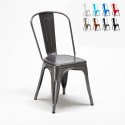 chaise industrielle en acier et métal pour cuisine et bars steel one Remises